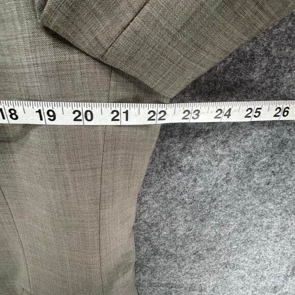 Calvin Klein Blazer Mens 42 Long Tan 100% Wool Suit Jacket Sport Coat New - Picture 6 of 15